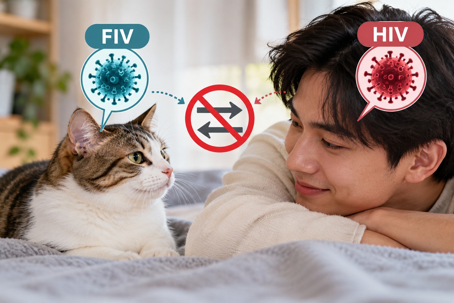เอดส์แมวติดคนไหม เอชไอวีกับ FIV ต่างกันอย่างไร