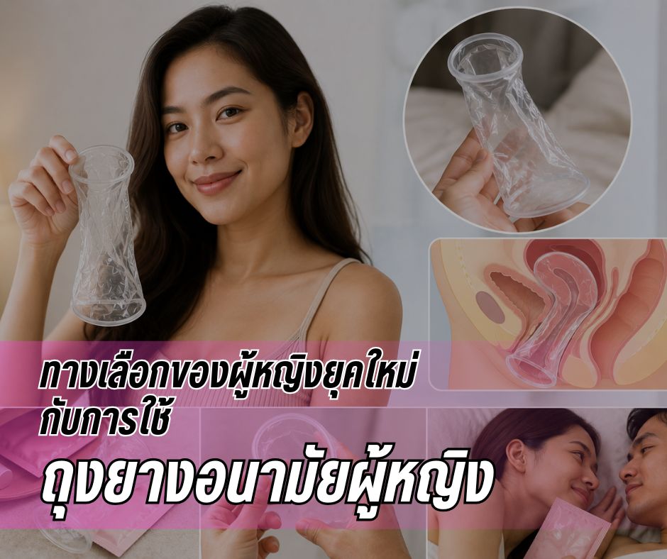 ทางเลือกของผู้หญิงยุคใหม่ กับการใช้ถุงยางอนามัยผู้หญิง