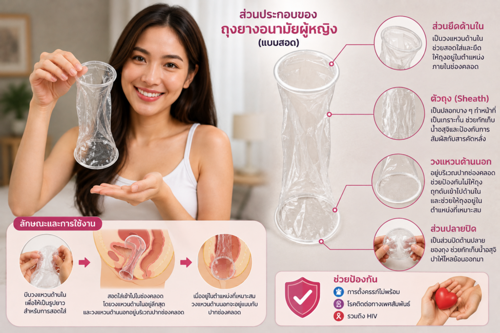 ถุงยางอนามัยผู้หญิงคืออะไร?